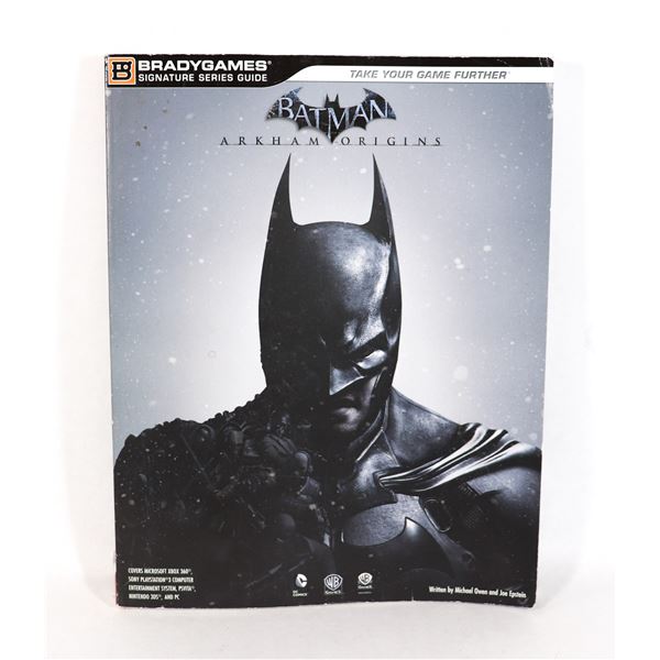 BATMAN: ARKHAM ORIGINS STRATEGY GUIDE BOOK