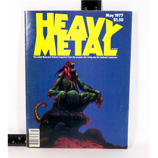 HEAVY METAL MAGAZINE MAY 1977