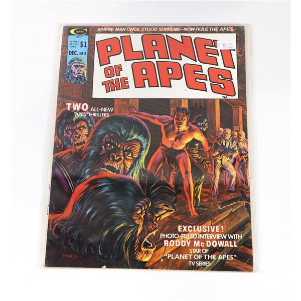 CURTIS PLANET OF THE APES ISSUE #3