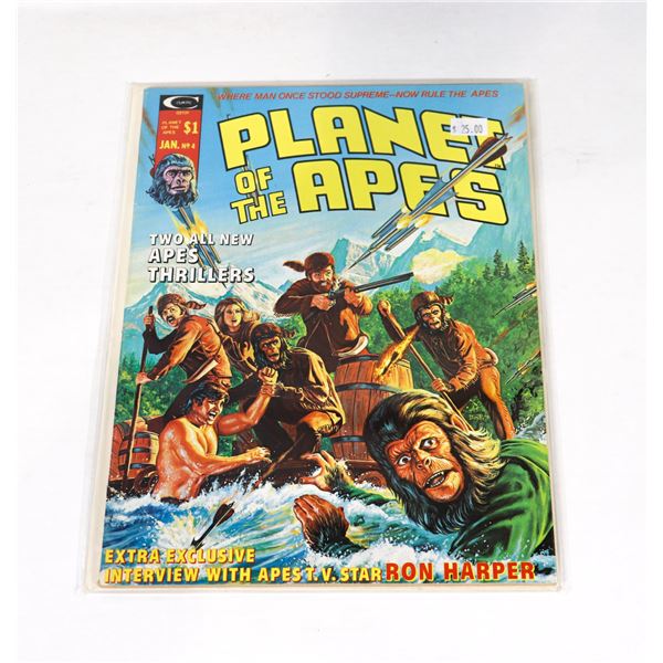 CURTIS PLANET OF THE APES ISSUE #4