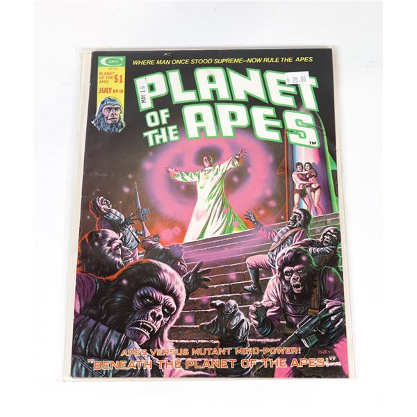 CURTIS PLANET OF THE APES ISSUE # 10