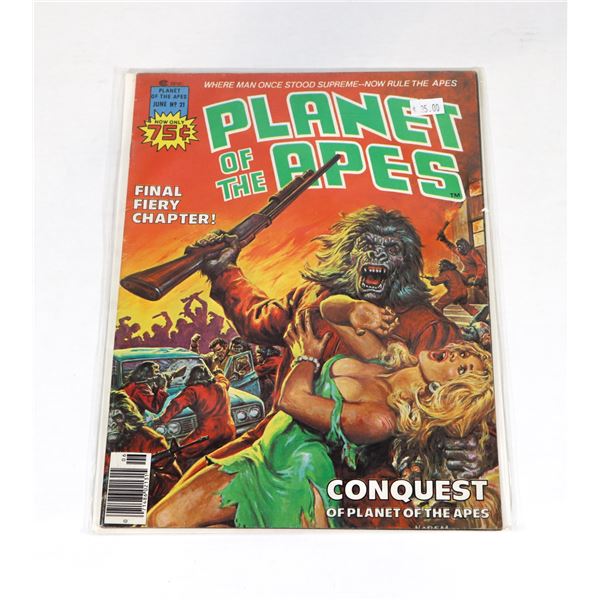 CURTIS PLANET OF THE APES ISSUE # 21