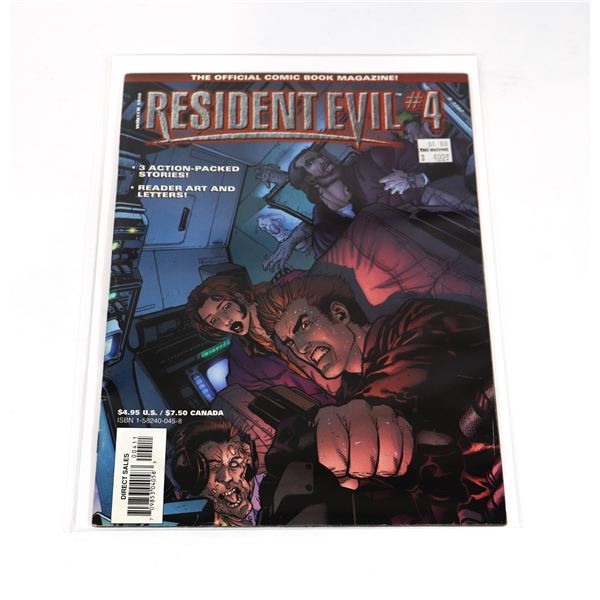 RESIDENT EVIL ISSUE #4 1998 DIRECT SALES