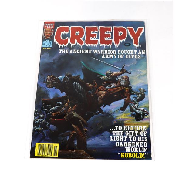 A WARREN MAGAZINE CREEPY ISSUE #133 1981