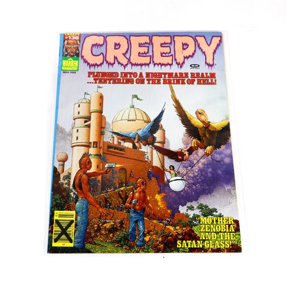 A WARREN MAGAZINE CREEPY ISSUE #136 1982