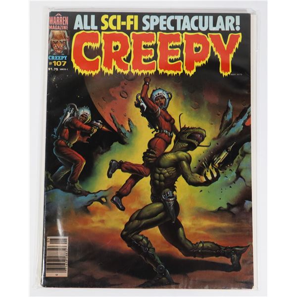 A WARREN MAGAZINE CREEPY ISSUE #107 MAY 1979