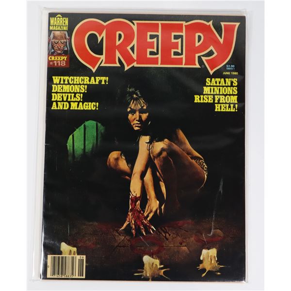 A WARREN MAGAZINE CREEPY ISSUE #118 JUNE 1980