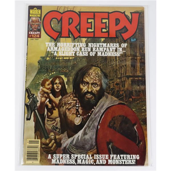 A WARREN MAGAZINE CREEPY ISSUE #124 JANUARY 1981