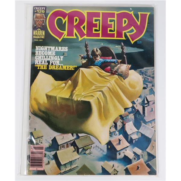 A WARREN MAGAZINE CREEPY ISSUE #126 MARCH 1981