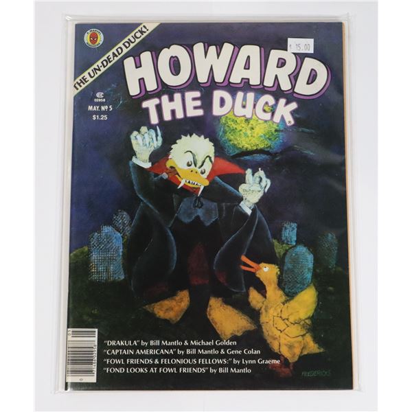 MARVEL HOWARD THE DUCK ISSUE #5