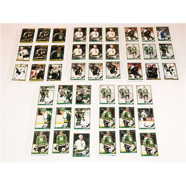 BUNDLE OF HOCKEY CARDS IN PROTECTIVE SLEEVES