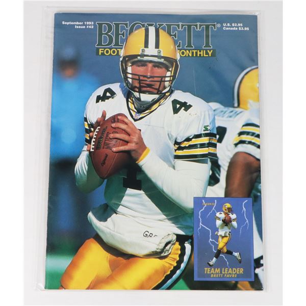 BECKETT FOOTBALL CARD MONTHLY SEPTEMBER 1993