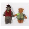 Image 1 : TWO DISNEY COUNTRY BEARS WITH TAGS IN TACT