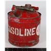 Image 1 : VINTAGE RED GAS CAN WITH SPOUT