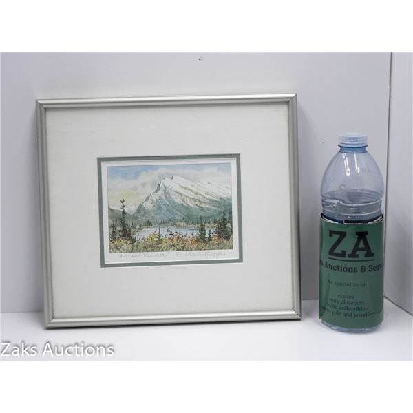 PRINT OF MOUNT RUNDLE BY CANADIAN ARTIST