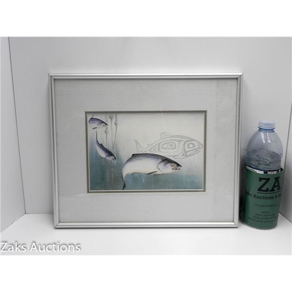 SUE COLEMAN CANADIAN FINE ART PRINT, THE SALMON