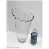 Image 1 : VERY LARGE CONTEMPORARY CLEAR VASE