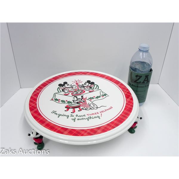 LARGE MICKEY MOUSE CHRISTMAS CAKE PLATTER