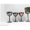 Image 5 : LOT OF 3 MALBORO WINE GLASSES AND 2 ETCHED WINE GOBLETS