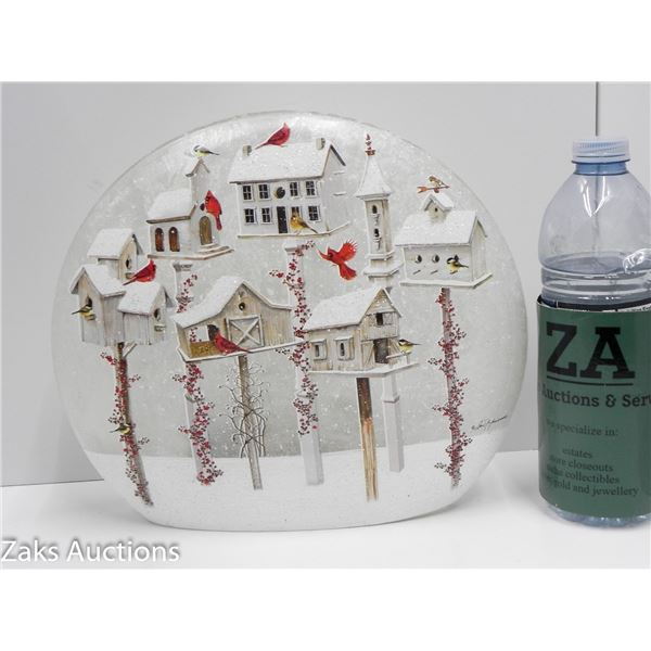 STONY CREEK HANDPAINTED WINTER BIRDS ACCENT LIGHT