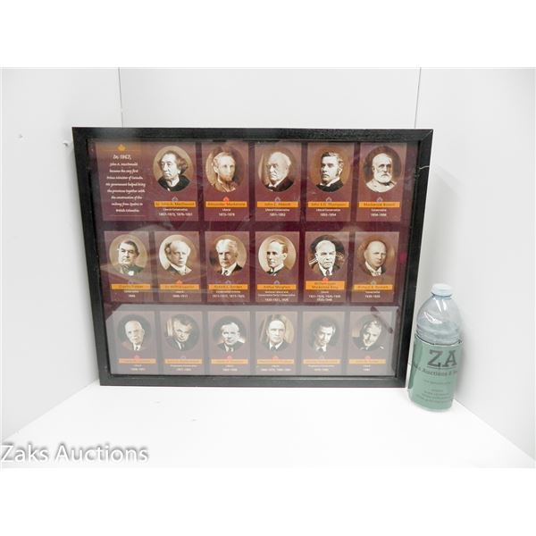 FRAMED PRIME MINISTER OF CANADA