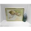 Image 1 : FRAMED BESSIE PEASE CUTMAN SLEEPING BABY PICTURE