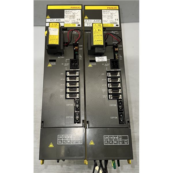 (2) Fanuc #A06B-6097-H201 Servo Amplifiers