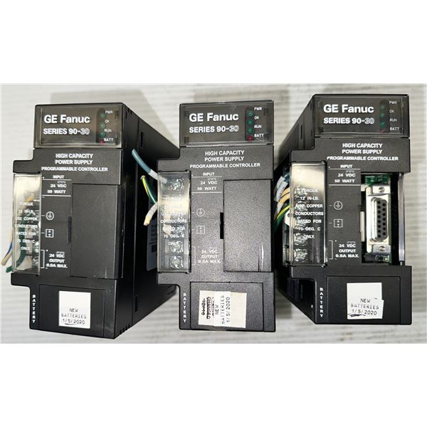 (3) GE Fanuc #IC693PWR331D Power Supplies