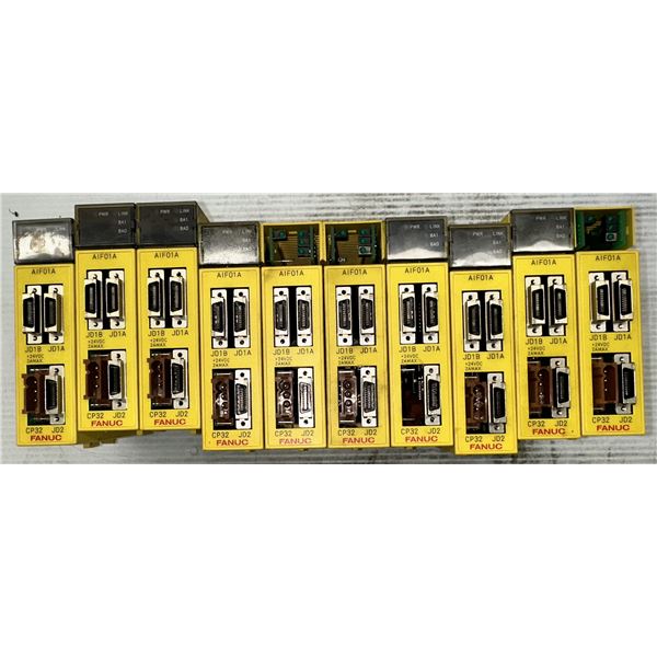 Lot of (10) Fanuc #A03B-0819-C011 Modules