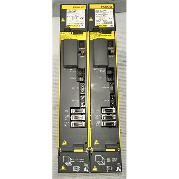 (2) Fanuc #A06B-6124-H205 Drives