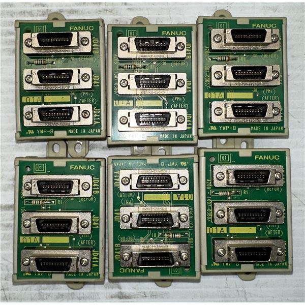 Lot of (6) Fanuc #A02B-0259-C301 CRT Link Adaptors