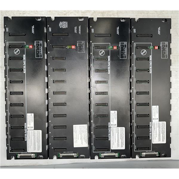 Lot of (4) GE Fanuc #IC693CHS392J  10 Slot Expansion EMI Enhanced