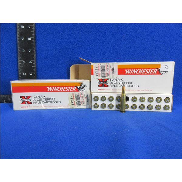 222 Rem. 50gr PSP SuperX Winchester Cartridges