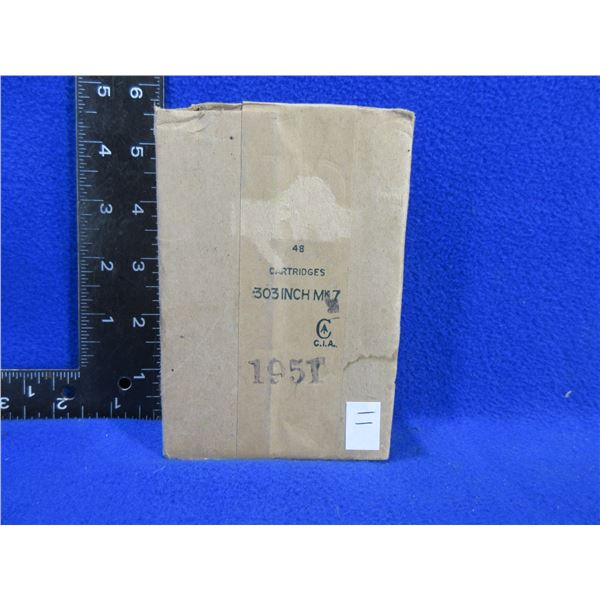 Collector Ammo - 303 British Military Cartridges - 1951