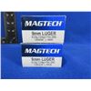 Image 2 : 9MM Luger 124gr FMJ Magtech Cartridges - 2 Boxes of 50