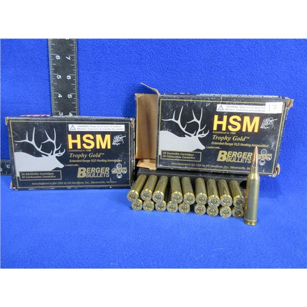 264 Win. Mag 140gr Berger HPBT VLD HSM Cartridges