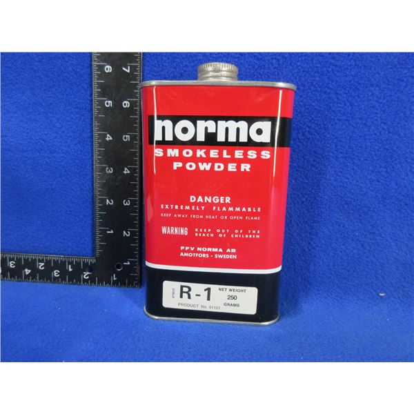 Norma R-1 Smokeless Powder - Sealed 250 Gram Tin