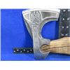 Image 3 : NEW - Viking Style Battle Axe with Leather Wrapped Handle