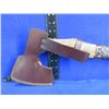 Image 5 : NEW - Viking Style Battle Axe with Leather Wrapped Handle