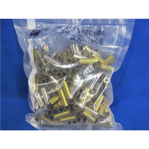 Brass Only - 38 Spl Once Fired Unprimed - Bag of 250