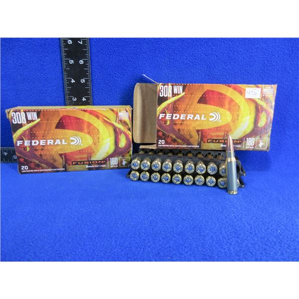 308 Win. 180gr BSP Fusion Federal Cartridges