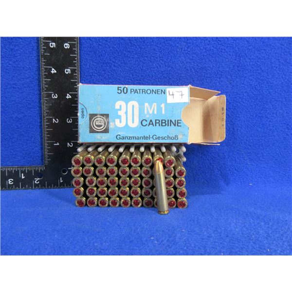 30 M1 Carbine FMC Geco Cartridges - Box of 50