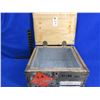 Image 1 : Military Wood Ammo Box - 13 1/2" x 12" x 7"