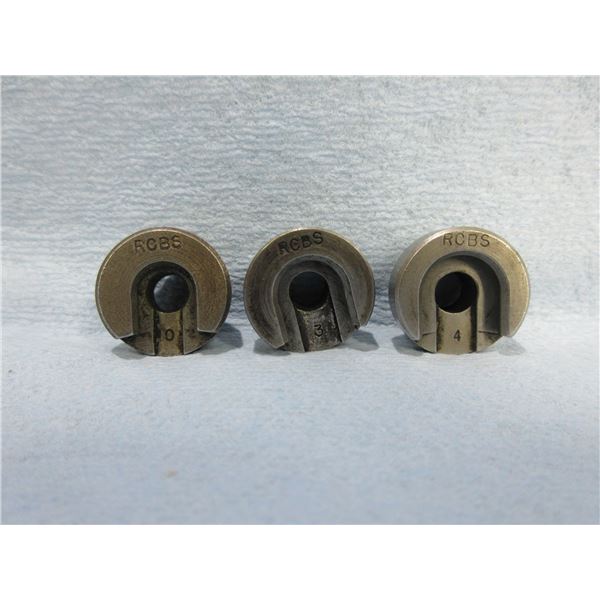 3 RCBS Shell Holders - # 3, # 4, # 10