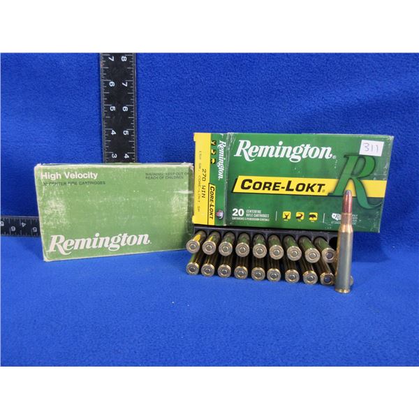 270 Win. 150gr SP Core-Lokt Remington Cartridges