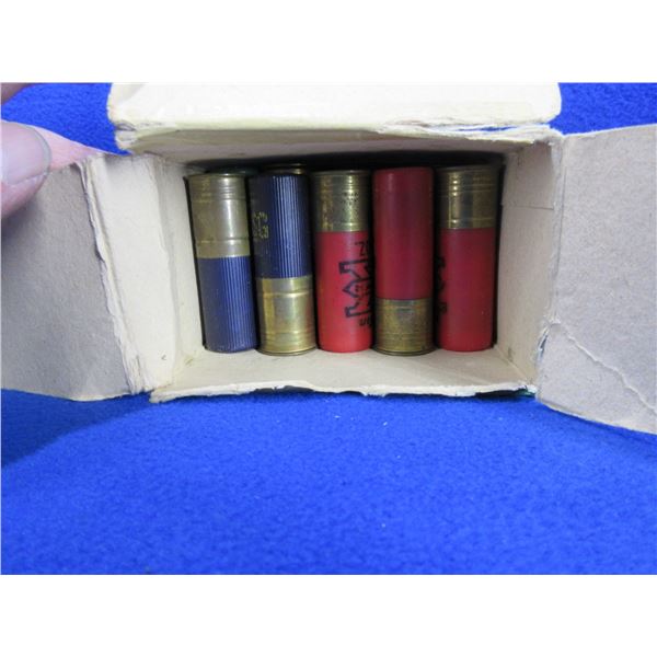 12 Ga. 2 3/4" Mixed Shotshells - Box of 12 Shot + 3 Slugs