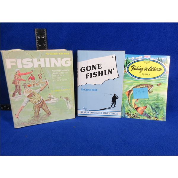 3 Books - Outdoor Life Fishing, Gone Fishing, Fishing in AB