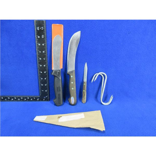 3 Knives - Frosts Sweden, Giesser Germany, Paring Knife