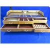 Image 3 : Handmade Wood Display Box with 6 Drawers & Glass Top