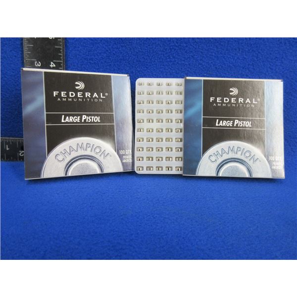 Federal No. 150 Large Pistol Primers - 2 Boxes of 100